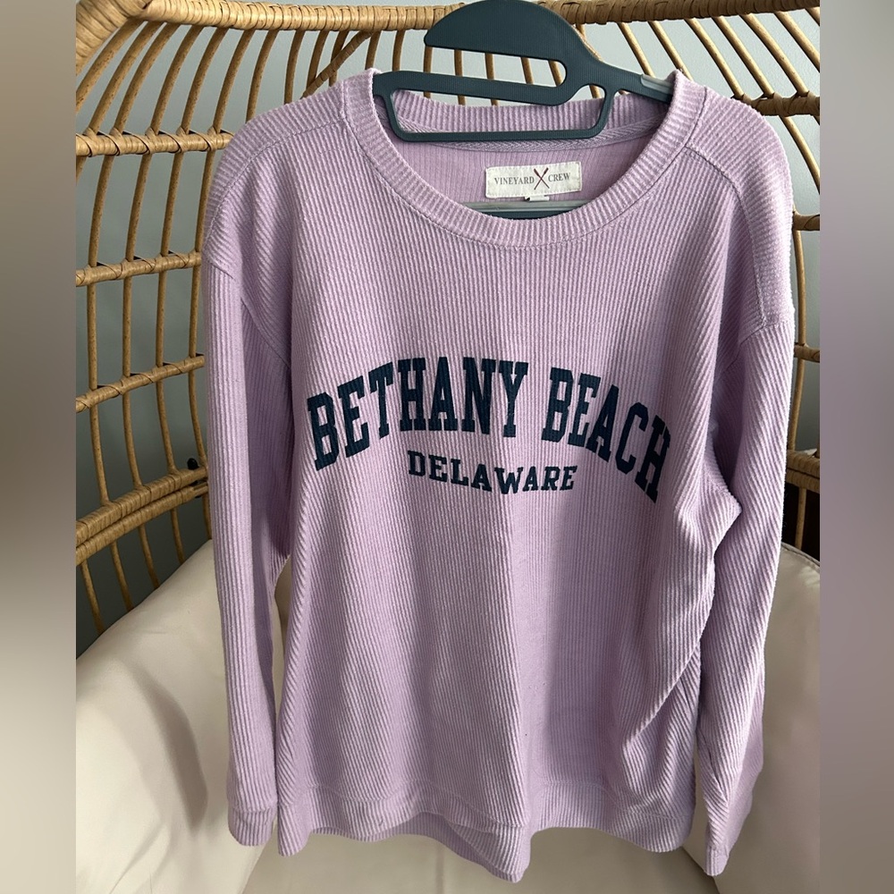 Bethany Beach Crewneck | medium | purple